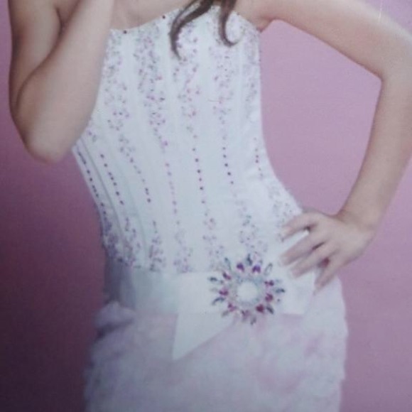 Tony Bowls light pink Pageant Gown! Size 2! - Picture 5 of 7